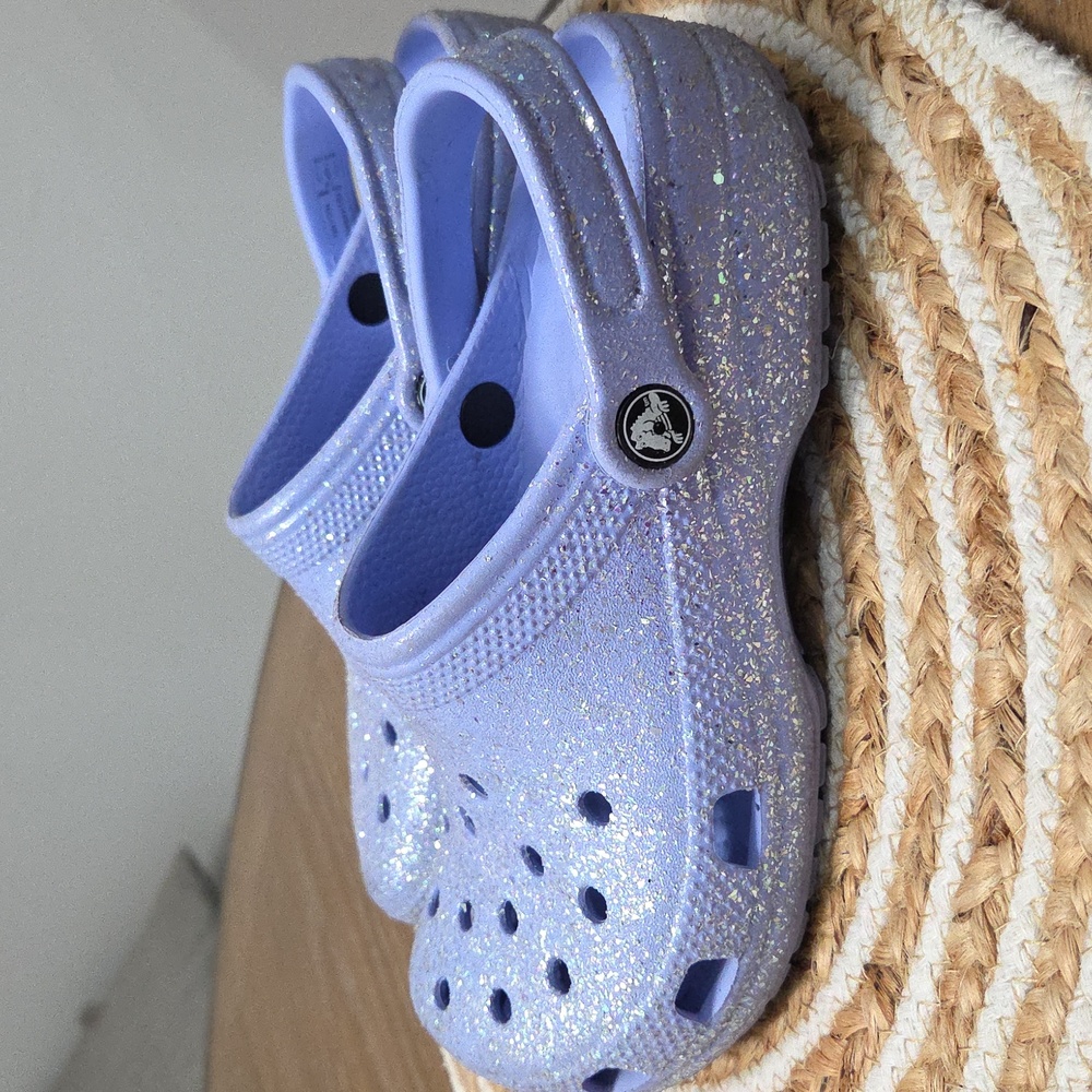 Crocs Iridescent Moon Jelly Classic Clogs - Picture 5 of 10